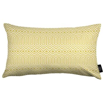 Coussin jaune géométrique Colorado_60cm x 40cm 1