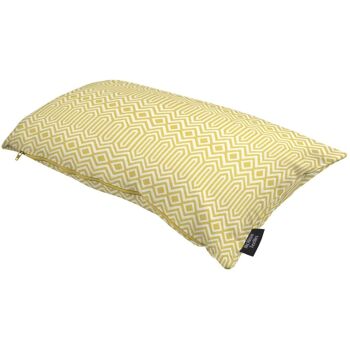 Coussin jaune géométrique Colorado_60cm x 40cm 2