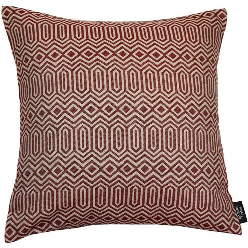 Colorado Geometric Red Cushion_60cm x 60cm