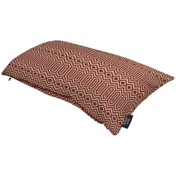 Coussin Rouge Géométrique Colorado_50cm x 30cm 2