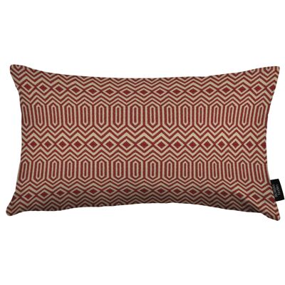 Colorado Geometric Red Cushion_60cm x 40cm
