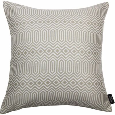 Colorado Geometric Taupe Beige Cushion_43cm x 43cm