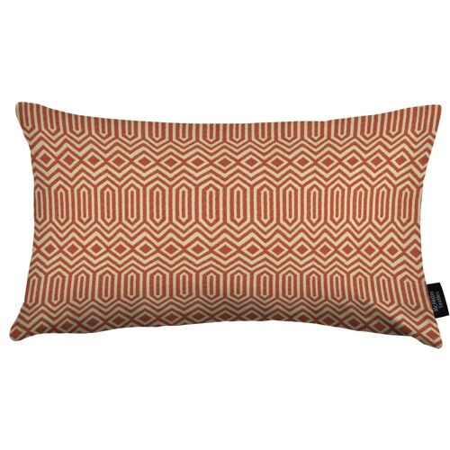 Colorado Geometric Burnt Orange Cushion_50cm x 30cm