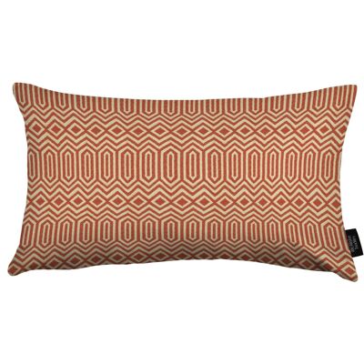 Colorado Geometric Burnt Orange Cushion_60cm x 40cm