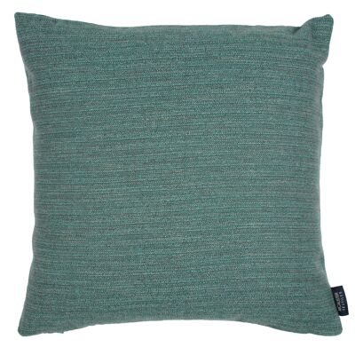 Hamleton Teal Textured Plain Cushion_43cm x 43cm