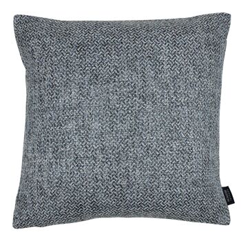 Coussin Harris Tweed - Bleu & Gris_43cm x 43cm 1