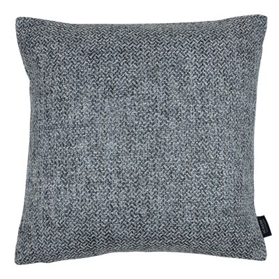 Harris Tweed Cushion - Blue & Grey_43cm x 43cm