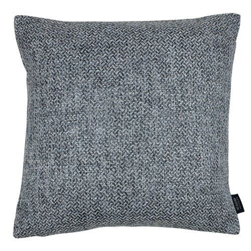 Harris Tweed Cushion - Blue & Grey_49cm x 49cm