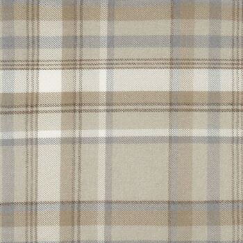 Coussin Tartan Beige Crème Héritage_43cm x 43cm 3