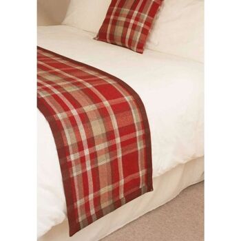 Ensembles de coussins Heritage Red + White Tartan 43 cm x 43 cm_Ensemble de 4 5