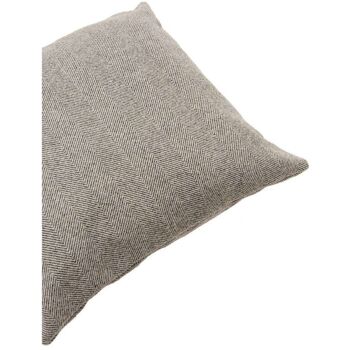 Coussin Chevrons Gris Anthracite_49cm x 49cm 2