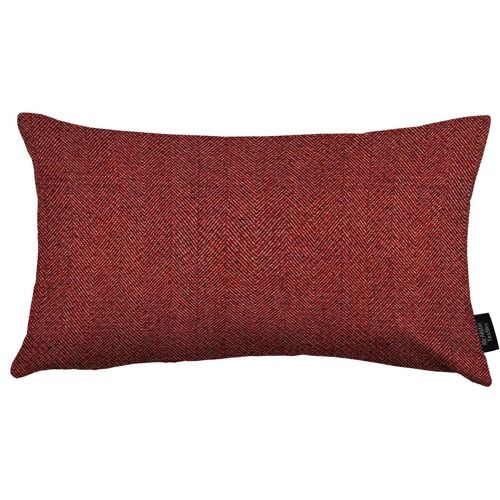 Herringbone Red Cushion_50cm x 30cm