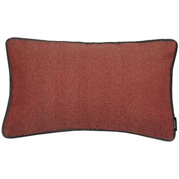 Herringbone Boutique Rouge + Coussin Gris_50cm x 30cm 1