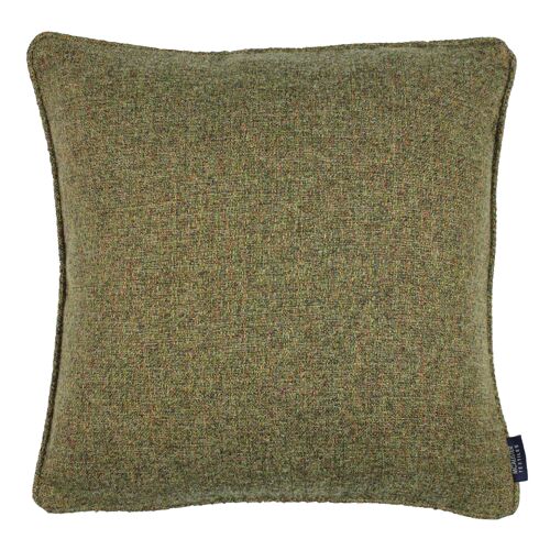 Highlands Forest Green Textured Plain Cushion_43cm x 43cm