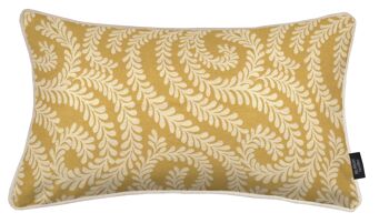 Coussin Little Leaf Jaune Ocre_50cm x 30cm 3