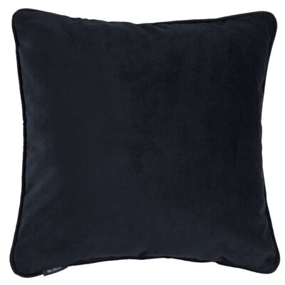 Matt Black Velvet Cushion_43cm x 43cm
