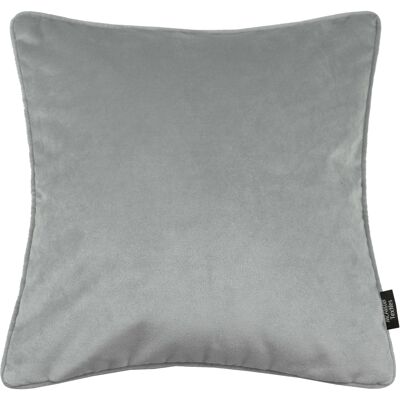 Matt Dove Grey Velvet Cushion_43cm x 43cm