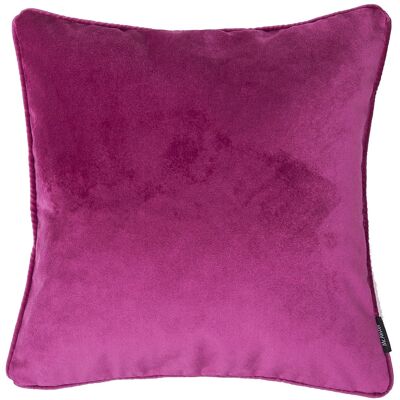Matt Fuchsia Pink Velvet Cushion_49cm x 49cm