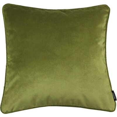 Matt Lime Green Velvet Cushion_43cm x 43cm