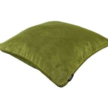 Coussin Velours Vert Citron Mat_49cm x 49cm 2