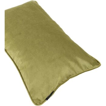 Coussin Velours Vert Citron Mat_49cm x 49cm 4