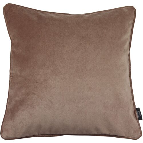 Matt Mocha Brown Velvet Cushion_43cm x 43cm