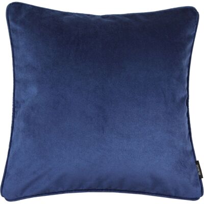 Matt Navy Blue Velvet Cushion_43cm x 43cm