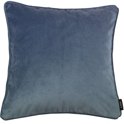 Matt Petrol Blue Velvet Cushion_49cm x 49cm