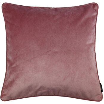 Coussin en velours rose blush mat_49cm x 49cm 1