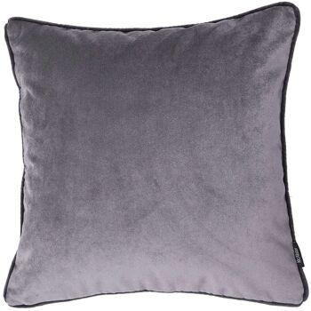 Coussin Velours Doux Argent Mat_43cm x 43cm 1