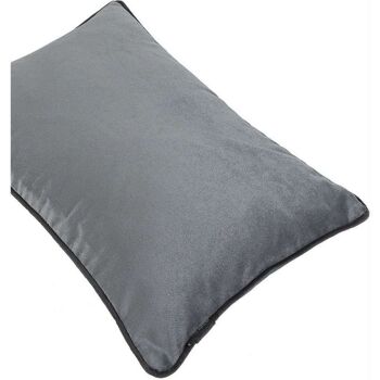 Coussin Velours Doux Argent Mat_43cm x 43cm 4