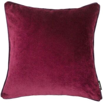 Coussin Velours Rouge Vin Mat_49cm x 49cm 1