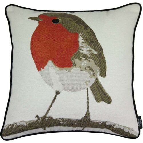 Winter Robin Christmas Cushion