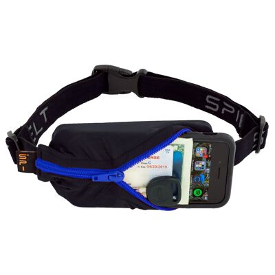 Spibelt original black/blue zipper