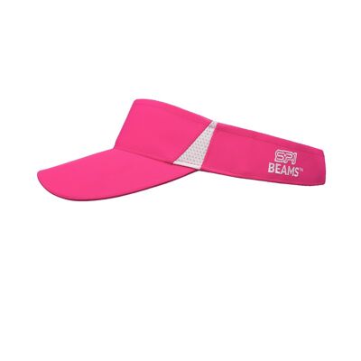 Spibeam running visor led headwear - hot pink