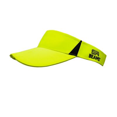 Spibeam running visor led headwear - yellow