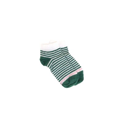 Women's cotton lisle socks - Rosalie Striped