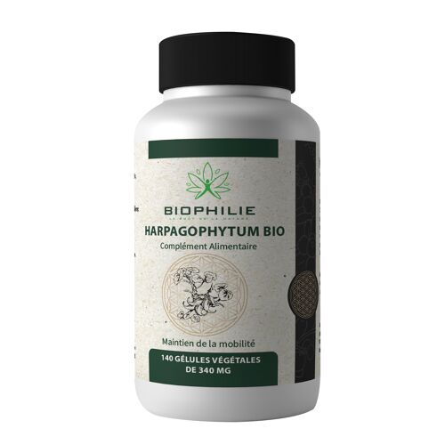 Harpagophytum Bio 140 gélules végétales de 340mg