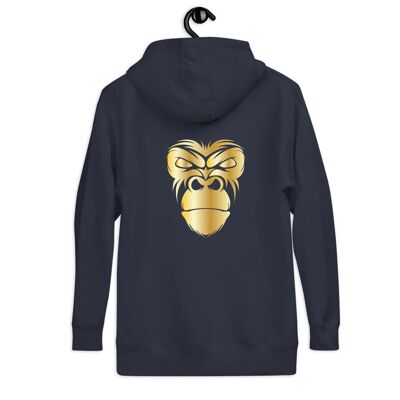 Gorilla Back Hoodie - Navy