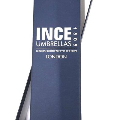 Auto Open & Close Ince Folding Umbrella - Yorkshire Beechwood Handle - Gift Box