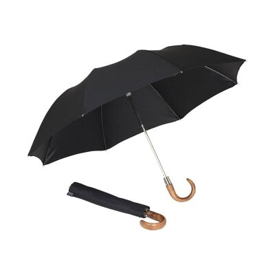 British Hand-Made Ince Folding Umbrella - Black