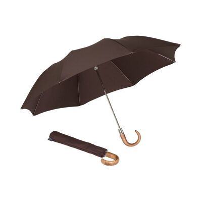 British Hand-Made Ince Folding Umbrella - Brown