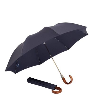 British Hand-Made Ince Folding Umbrella - Navy