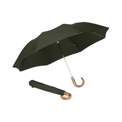 British Hand-Made Ince Folding Umbrella - Dark Forest