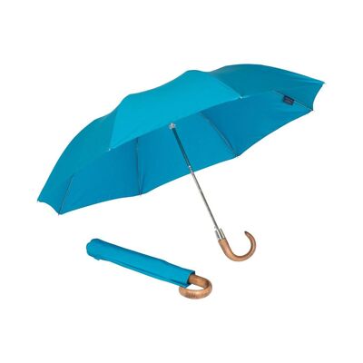 British Hand-Made Ince Folding Umbrella - Kingfisher