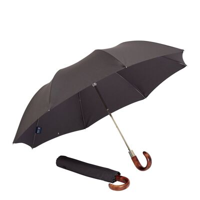 British Hand-Made Ince Folding Umbrella - Charcoal