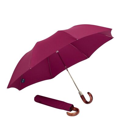 British Hand-Made Ince Folding Umbrella - Wine
