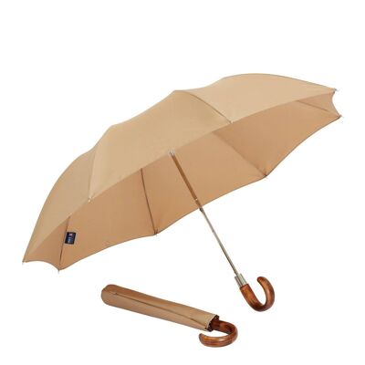 British Hand-Made Ince Folding Umbrella - Sand