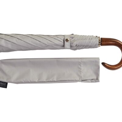 British Hand-Made Ince Folding Umbrella - Dove Grey