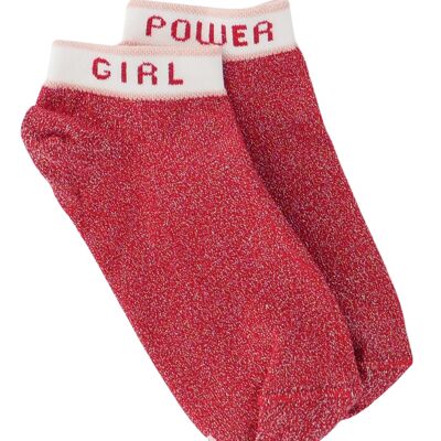 Chaussettes femme coton bio lurex - Justine Power